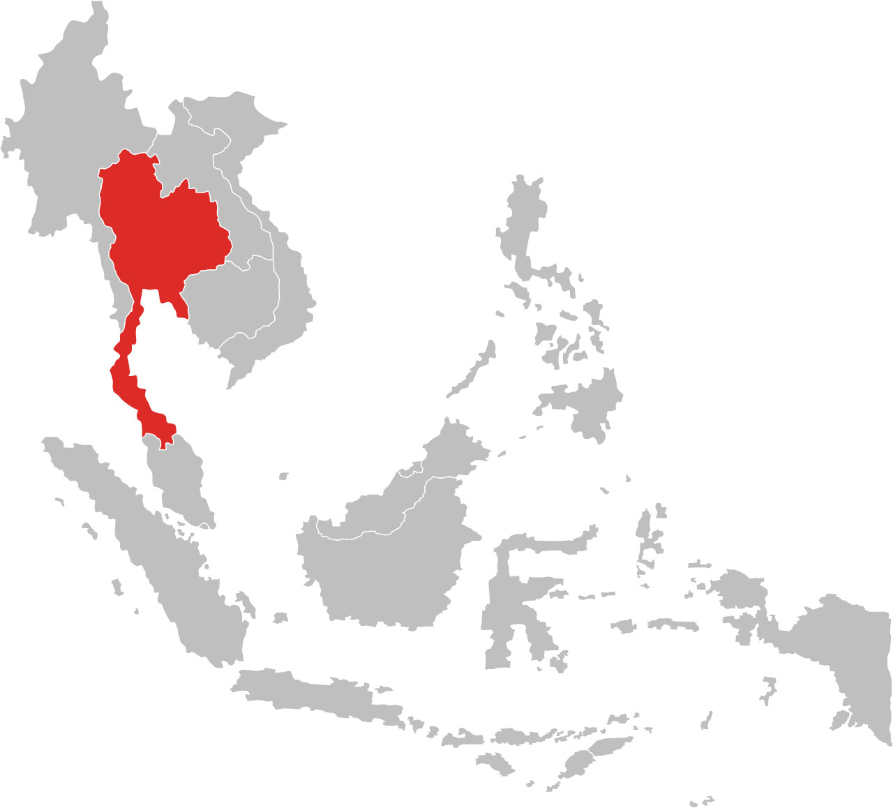 タイの地図