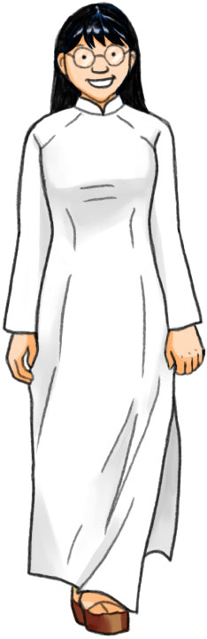 ベトナムの女子高生
